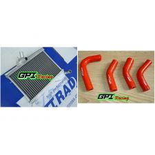 GPI Racing Aluminum Radiator +BL HOSE Yamaha RZ350 RZ 350 RD350 RD250 RD 350 250