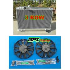 86-92 Toyota Supra 3.0 Turbo Aluminum Radiator MT MA70 MK3 SOARER MZ20 7MGT +FAN