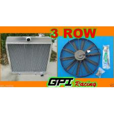 55-57 56 CHEVY Nomad Bel Air SMALL BLOCK 150/210 SBC V8 Aluminum Radiator + fan