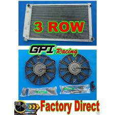 ALUMINUM RADIATOR &fans 73-80 CHEVY SMALL BLOCK SBC BEL AIR/IMPALA l6/V8