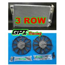 3ROW Aluminum Radiator &FAN 1984-1990 Chevy Corvette 5.7 L83/S10 V8 Conversions