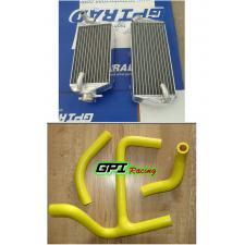 aluminum radiator + hose SUZUKI RMZ450 RMZ 450 2008-2015 08 2009 2010 2012 14