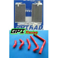 aluminum Radiator and hose FOR Honda CR250R CR250 CR 250R 2002-2004 2003 02 03