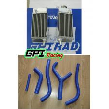 R&L aluminum Radiator &BLACK HOSE HONDA CR250 CR 250 CR250R CR 250R 1983 83