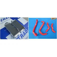 Aluminum alloy radiator&silicone hose FOR Honda ATC250R/ATC 250 R 1985 1986 86