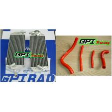 aluminum alloy radiator+silicone hose Suzuki RM 250 RM250 2-stroke 1999 2000 99