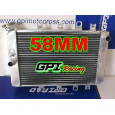 ALUMINUM RADIATOR YAMAHA ATV QUAD GRIZZLY YFM700/550 2007-2011 2008 2009 2010