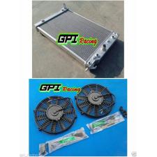 56 mm Aluminum radiator + FAN for CORVETTE Z06 C5 350 5.7L V8 1997-2004 98 99 00